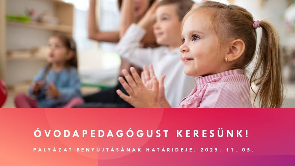 Óvodapedagógust keresünk!!!